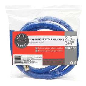 Szívócső golyós szeleppel, szilikon 3/4" – 2,5 m