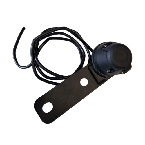 Vonóhorog csatlakozó bekötőszett autóra kábellel, tartóvassal 7 pólus 145 cm