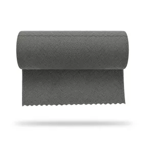   Mikroszálas törlőkendő, szürke, 30 × 30 cm, 50 db-os tekercs – Bright Ride