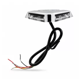   LED-es villogó emelőhátfal figyelmeztető lámpa, sárga, 12–24 V – Bright Ride