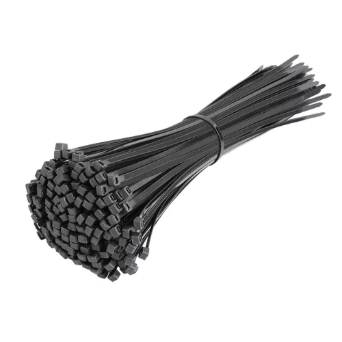 Kábelkötegelő 4,8 × 250 mm, fekete, 100 db – Bright Ride