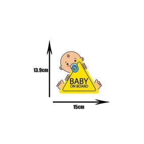 Baby on Board – matrica 13,9x15 cm