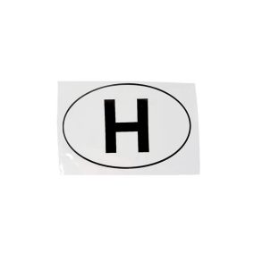 Matrica Magyarország H betű | 145x100mm