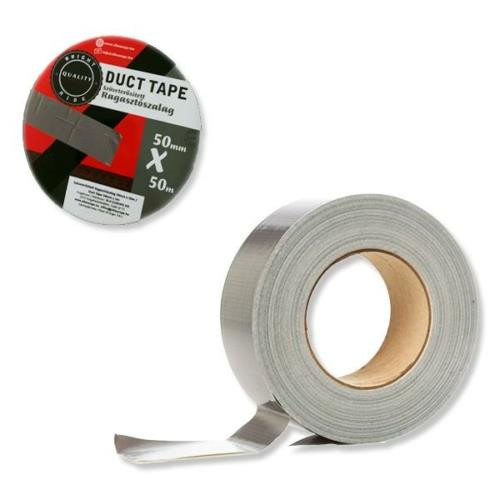 Ragasztószalag szöveterősítéssel szürke | DUCT TAPE | 50mm/50m