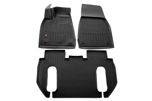 Gumiszőnyeg méretpontos 3D (TPE), Tesla Model X (6-üléses) 2015-2021 – Stingray