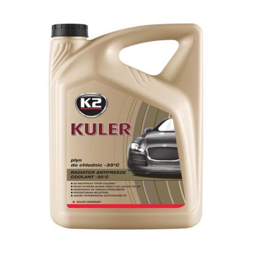 K2 - Fagyálló folyadék G12 - G12+ 1kg rózsaszín -35°C Long Life - 5liter