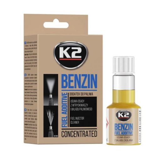 K2 | BENZIN Injektor tisztító adalék | 50 ml