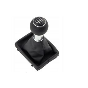   Váltókar / váltógomb + váltószoknya Audi A4 (B6, B7) 2000-2008 6 fokozat, fekete