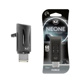   K2 NEONE – Autóillatosító parfüm szellőzőbe – Raw Force/Erő, frissesség és dinamizmus egy palackban
