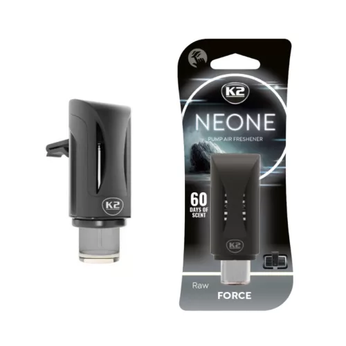 K2 NEONE – Autóillatosító parfüm szellőzőbe – Raw Force/Erő, frissesség és dinamizmus egy palackban