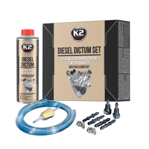 K2 | DIESEL DICTUM - Injektor tisztító készlet | 500ml
