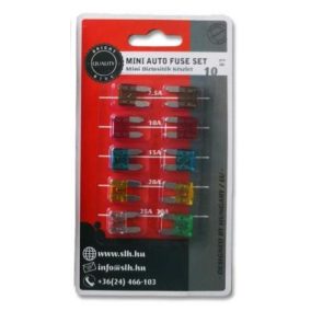 Biztosíték készlet mini késes - 10 db-os