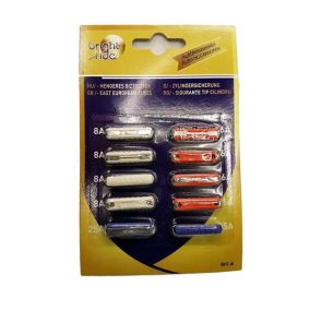 Biztositek készlet hengeres | 10db