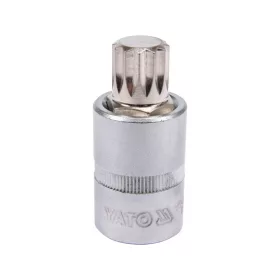   YATO Hosszú Spline (XZN) bitfej 1/2" M16 × 55 mm CrV/S2