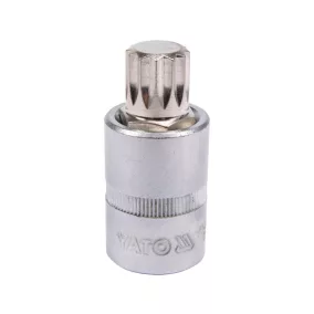   YATO Hosszú Spline (XZN) bitfej 1/2" M16 × 55 mm CrV/S2