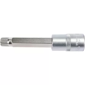   YATO Hosszú Spline (XZN) bitfej 1/2" M12 × 100 mm CrV/S2 (YT-04354)