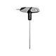 YATO T27 biztonsági Torx T-markolatú csavarhúzó kulcs (TR) – S2 acél, 140 mm (YT-05607)