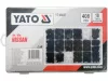YATO Autós patentkészlet Nissan, 408 db – YT-06657