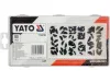 YATO Félhold alakú ék készlet, 80 db – YT-06790