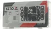 YATO Gumi kábelátvezető készlet, 180 db – YT-06878
