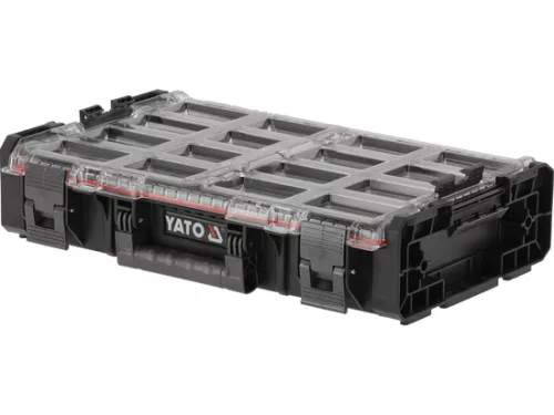 YATO XL rendszerező 12 kivehető rekesszel, 585×387×131 mm – YT-09180