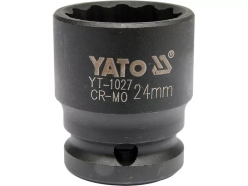 Gépi dugókulcs 1/2" 24 mm CrMo ütvecsavarozóhoz YATO 1027