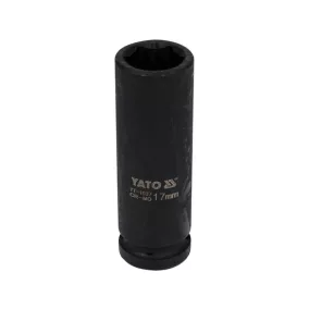   YATO Gépi hosszú dugókulcs 1/2" 17 mm CrMo ütvecsavarozóhoz (YT-1037)