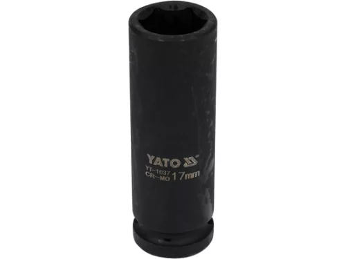 YATO Gépi hosszú dugókulcs 1/2" 17 mm CrMo ütvecsavarozóhoz (YT-1037)