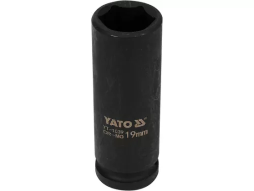 YATO Gépi hosszú dugókulcs 1/2" 19 mm CrMo AS-Drive (YT-1039)