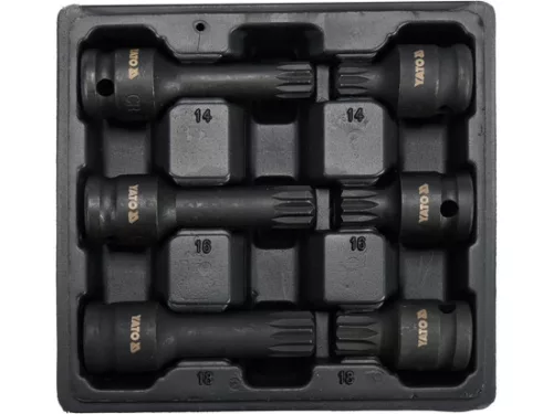 YATO Gépi bit dugókulcs készlet 1/2" 6 részes - YT-10652