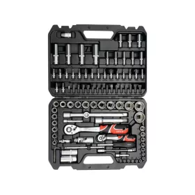   YATO Dugókulcs készlet 94 részes 1/4" és 1/2" CrV (YT-12681)