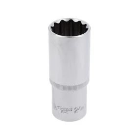   YATO hosszú 12 szögű dugókulcs 1/2" 24 mm CrV (YT-12946)