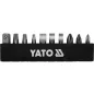YATO Racsnis Bitkészlet 1/4" 11 Részes - YT-14390
