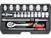 YATO 22 Részes Dugókulcs Készlet 3/8 CrV – AS-Drive Racsnival - YT-38561