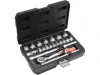YATO 22 Részes Dugókulcs Készlet 3/8 CrV – AS-Drive Racsnival - YT-38561