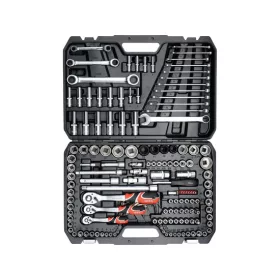   YATO Szerszámkészlet 150 részes 1/4", 3/8", 1/2" CrV S2 (YT-38811)