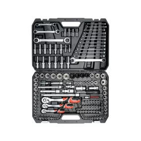   YATO Szerszámkészlet 150 részes 1/4", 3/8", 1/2" CrV S2 (YT-38811)