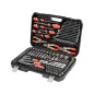   YATO Szerszámkészlet 129 részes 1/4", 3/8", 1/2" CrV CrMo (YT-38881)