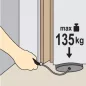 YATO Pumpás Szerelőpárna 135 kg - 150x160 mm - YT-67380