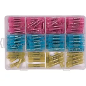   YATO zsugorcsöves vízálló krimpelhető vezetékösszekötő készlet 0,5–6 mm, 200 részes YT-81461