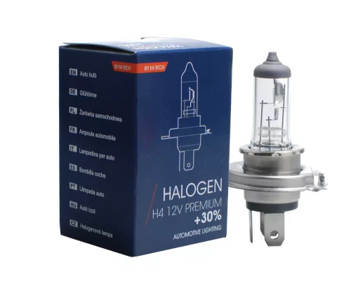 Izzó H4 12V 60/55W PREMIUM +30% – M-TECH