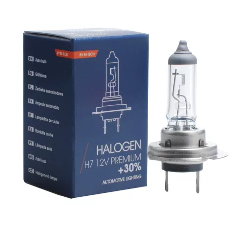 Izzó H7 12V 55W PREMIUM +30% – M-TECH