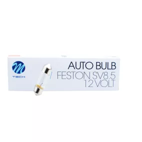 Izzó 12V C10W SV8.5 szofita 41 mm (10db) – M-TECH