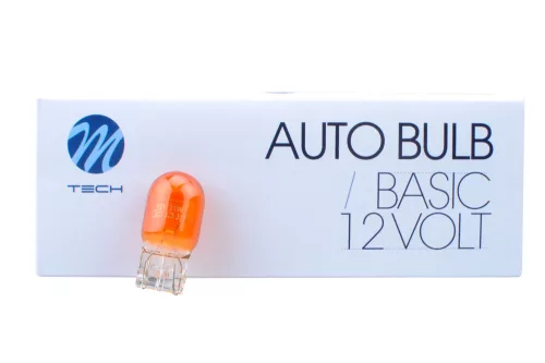 Izzó 12V WY21W Sárga, W3x16d T20 (10db) – M-TECH