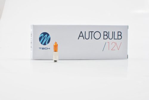 Izzó 12V 6W BAX9S sárga (10db) – M-TECH